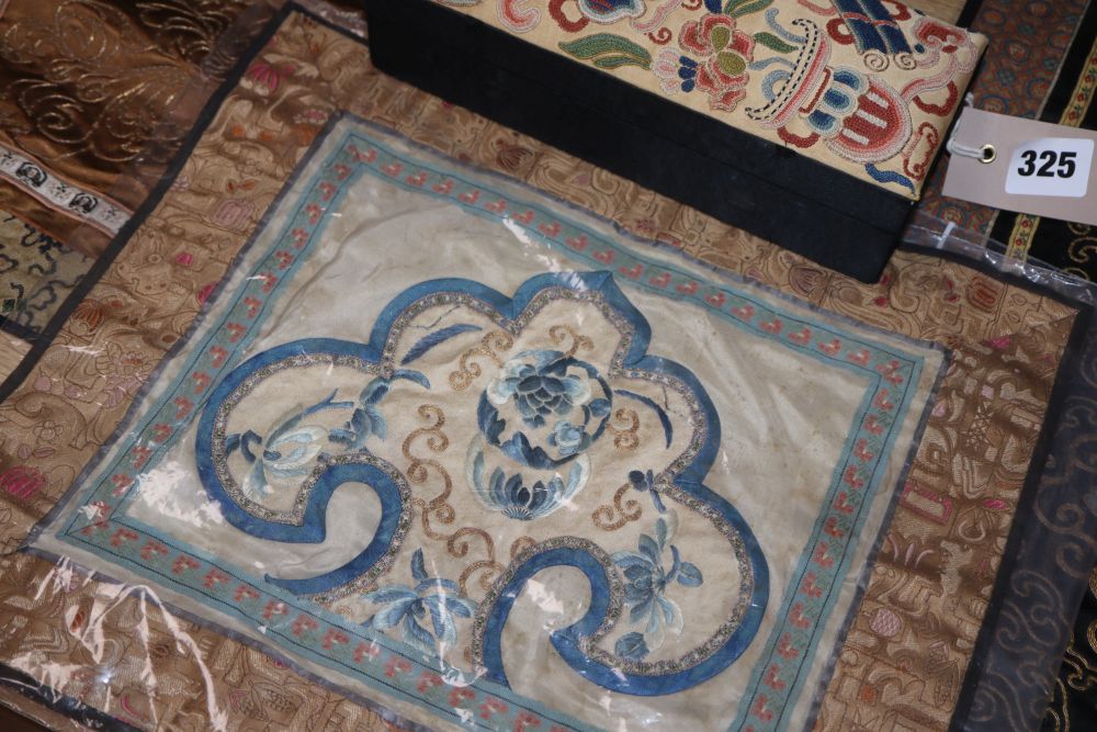 A 19th century Chinese embroideries (4)